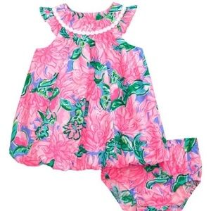 Lilly Pulitzer Baby Paloma Bubble Dress in try your zest